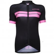 Dames wielershirt black/Pink collection