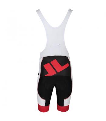 Wielerbroek heren Elite wit/rood Collection