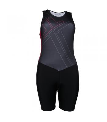 Roeipak black/red - Dames Roeikleding