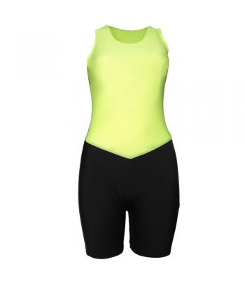 Roeipak black/fluor yellow - Dames Roeikleding