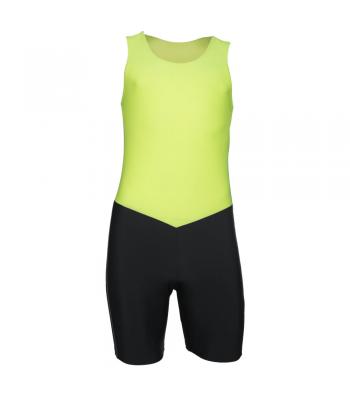 Roeipak black/fluor yellow - Heren Roeikleding
