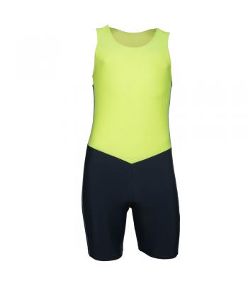 Roeipak navy/fluor yellow - Heren Roeikleding
