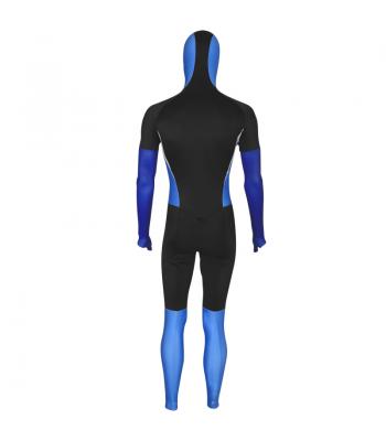 Schaatspak zwart met lichtblauw Collection