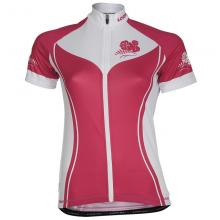 Dames wielershirt roze Collection